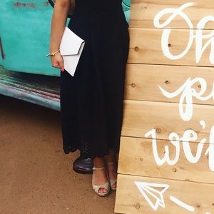 WHITE Kate Spade Clutch cut out details EXCELLENT